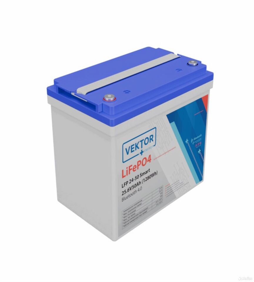 Литиевый аккумулятор Vektor LFP 25,6-50 SMART BMS