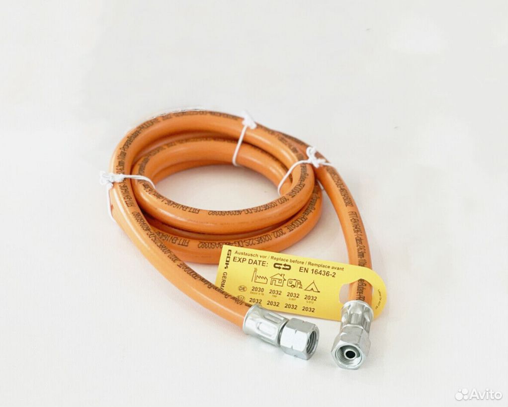 Шланг Gok 75см, 1/4LH x Rvs8