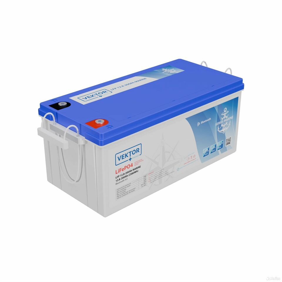 Литиевый аккумулятор Vektor LFP 12,8-200 marine