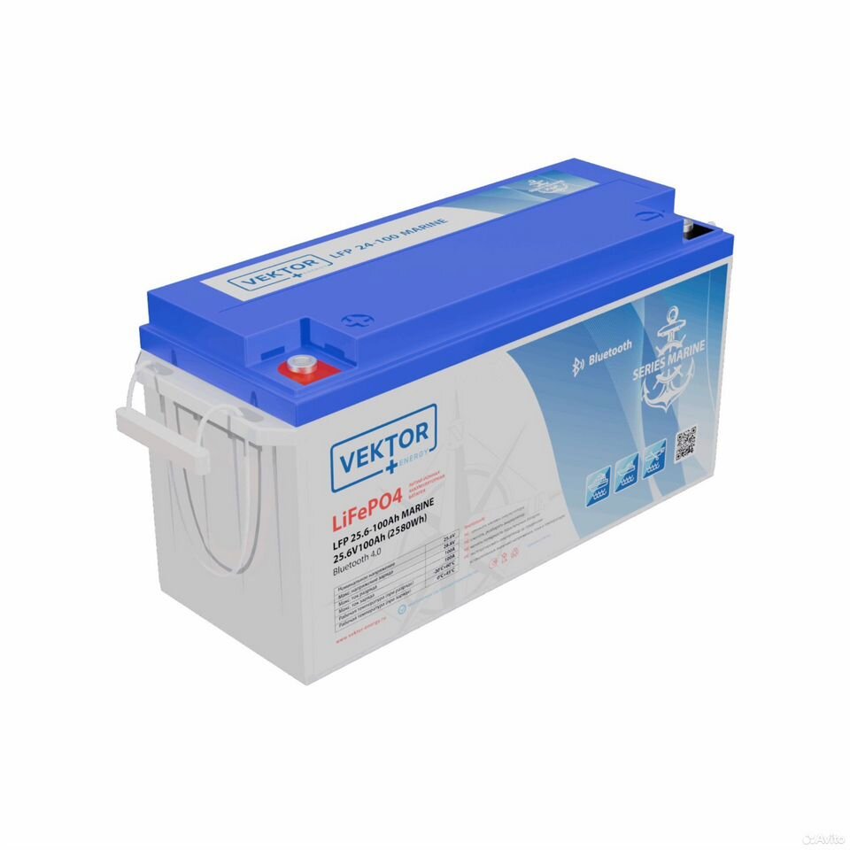 Литиевый аккумулятор Vektor LFP 25,6-100 SMART BMS