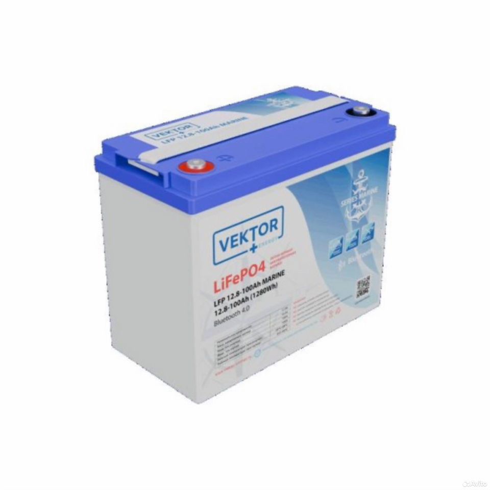 Литиевый аккумулятор Vektor LFP 12,8-100 marine