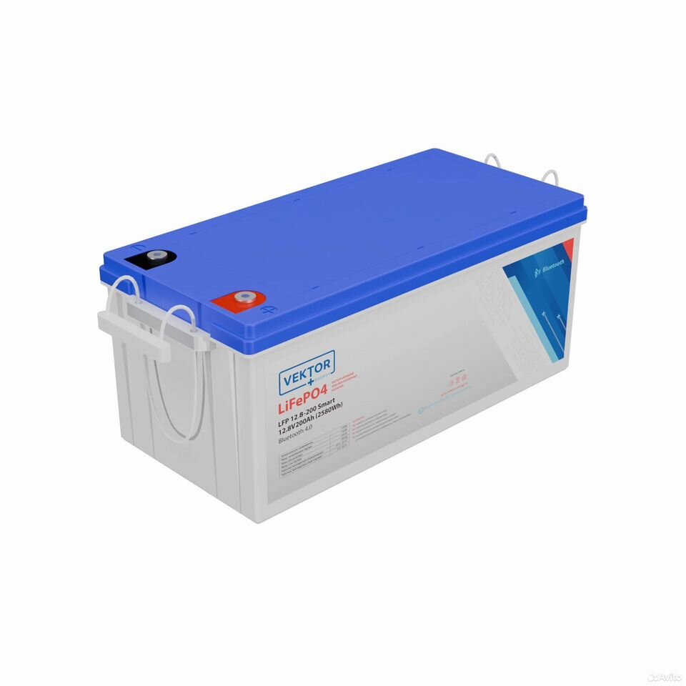 Литиевый аккумулятор Vektor LFP 12-200 SMART BMS